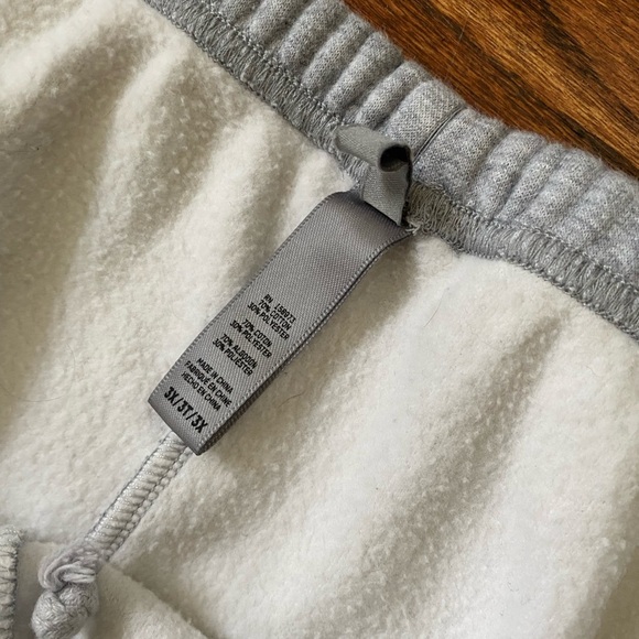 Skims Set Size 3xl Gray Sweatpants & Sweatshirt Cotton Blend - Picture 12 of 16